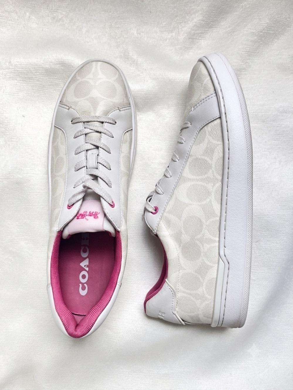 Coach Signature Canvas and leather Low-Top Monogram Sneakers 11